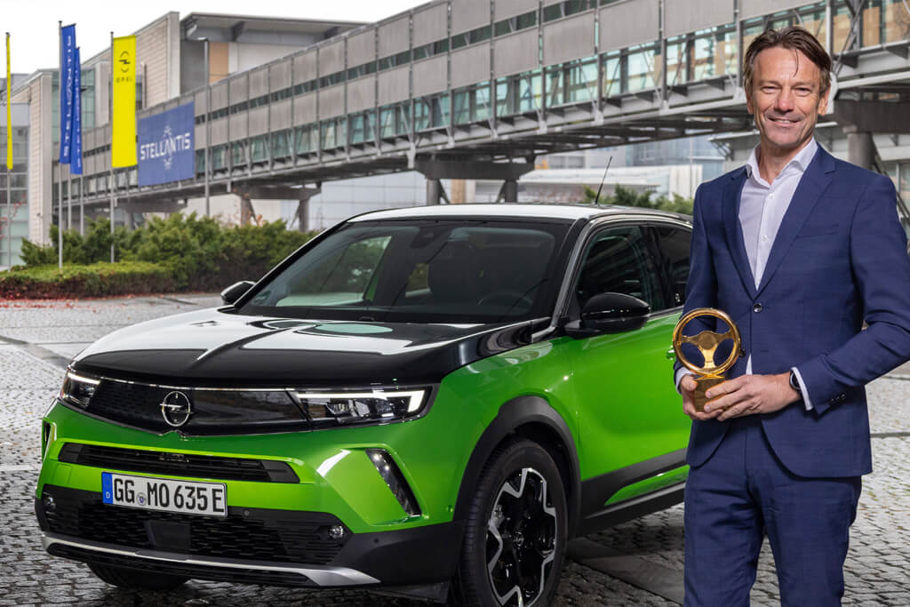 Nový Opel Mokka-e získal ocenění „Zlatý volant 2021“