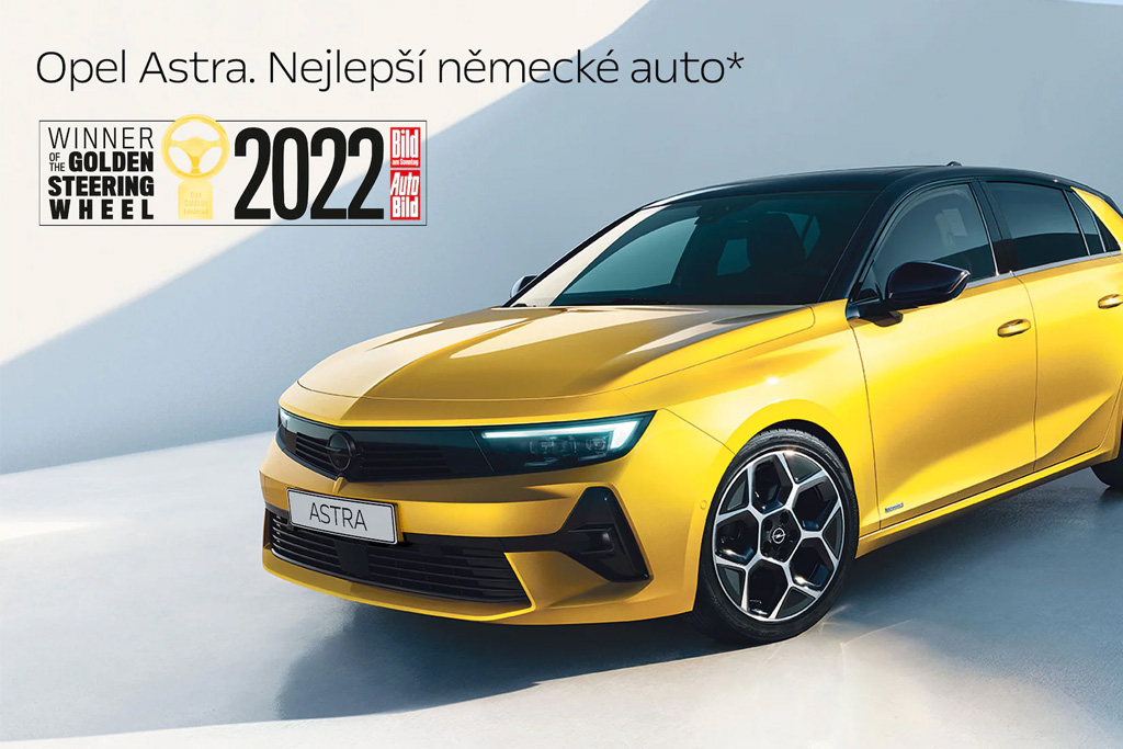 Opel Astra vybojoval „Zlatý volant 2022“